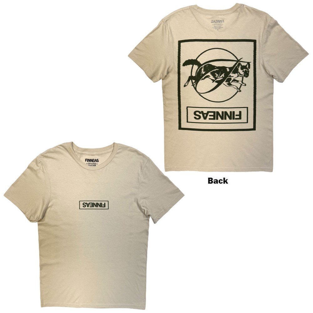 Finneas - Dog F&B Herren TShirt - Creme